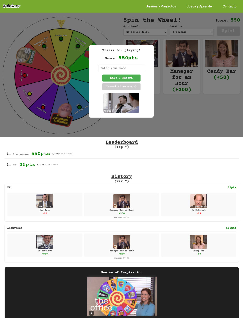 La Ruleta de The Office