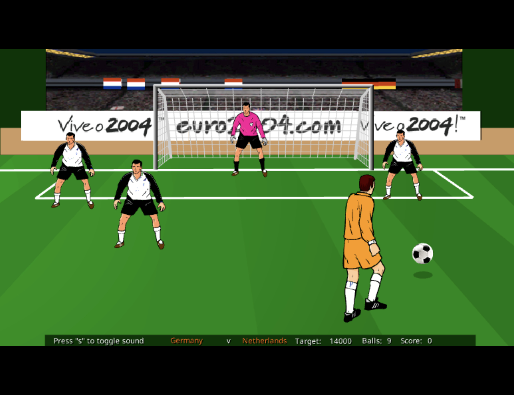 UEFA Euro 2004 volley mini-game reference